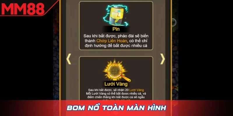 Bom nổ toàn màn hình