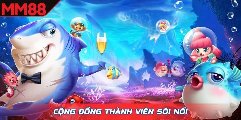 Cộng đồng thành viên sôi nổi