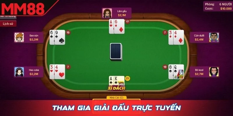 Tham gia giải đấu trực tuyến