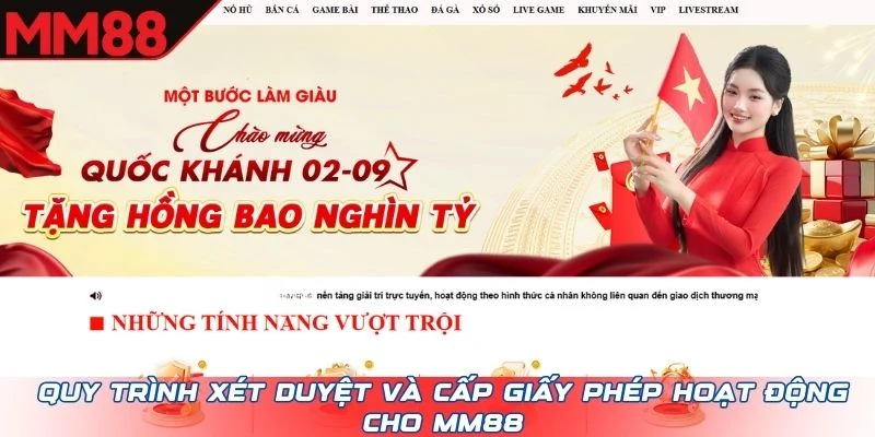 Quy trình xét duyệt và cấp giấy phép hoạt động cho MM88