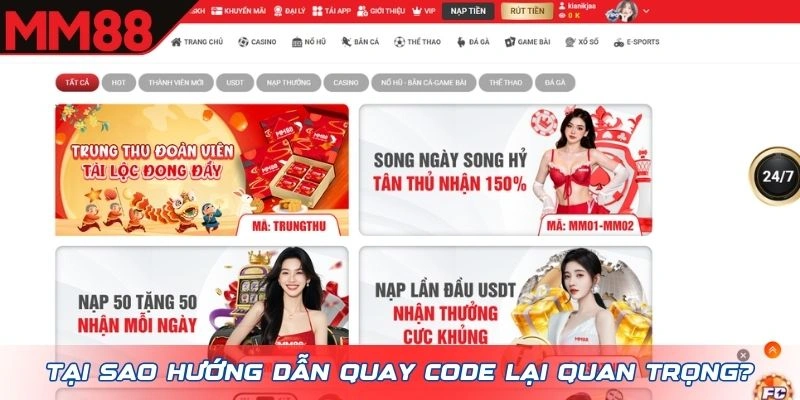 Tại sao hướng dẫn quay Code lại quan trọng?