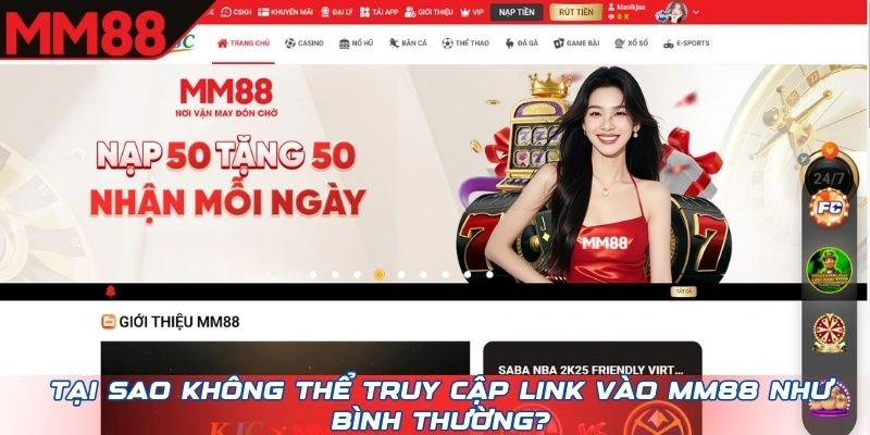 Tại sao không thể truy cập Link vào MM88 như bình thường?