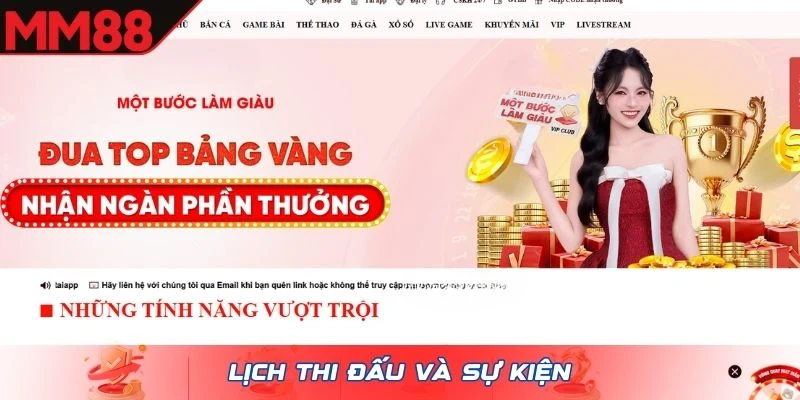 Lịch thi đấu và sự kiện